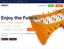 Tablet Screenshot of futboling.com